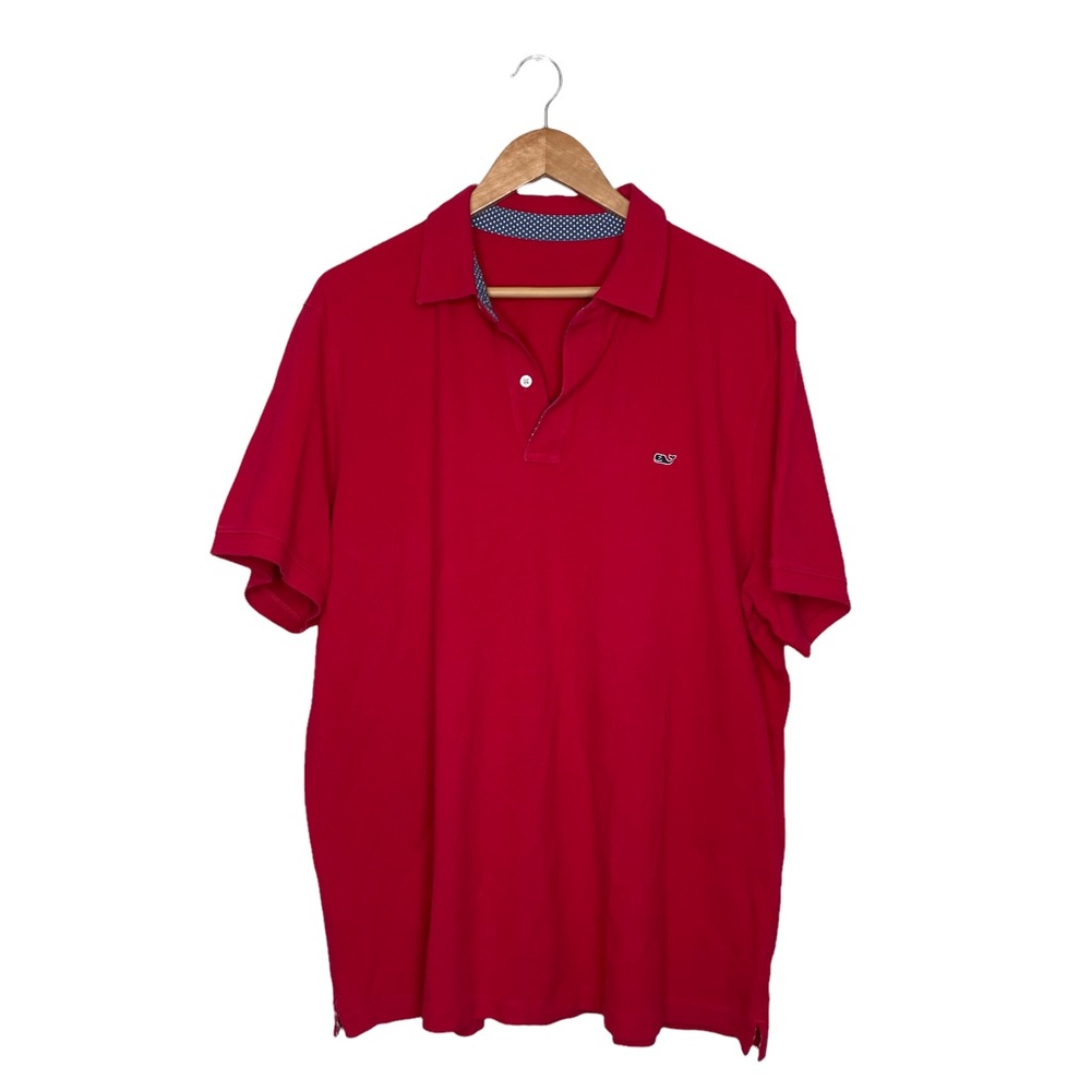 Vineyard Vines Pique Polo Red XL